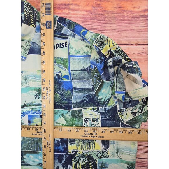 Tommy Bahama 3XL Mens Hawaiian Print Short Sleeve Button-Up Shirt - Picture 6 of 6
